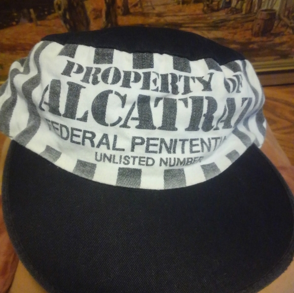 Alcatraz vintage Snapback Hat Cap Property Of - Picture 2 of 10
